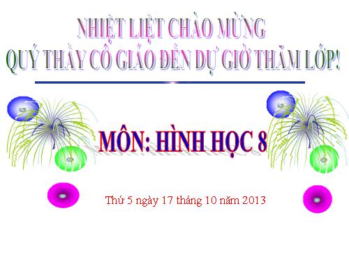 Chương I. §10. Đường thẳng song song với một đường thẳng cho trước