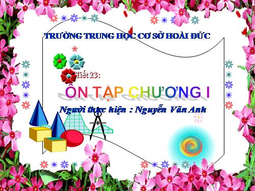 Ôn tập Chương I. Tứ giác