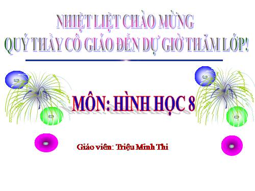 Chương I. §10. Đường thẳng song song với một đường thẳng cho trước