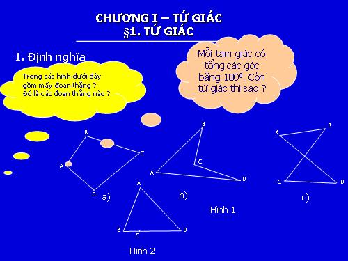 Chương I. §1. Tứ giác