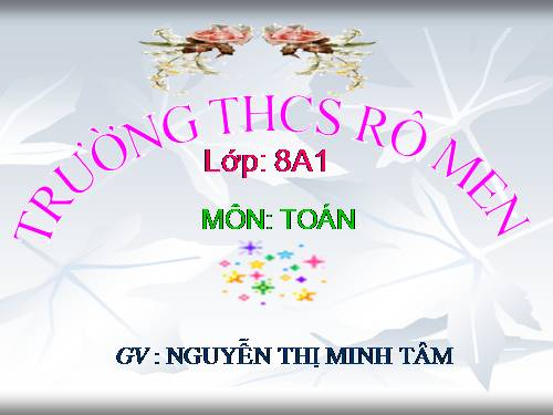 Chương IV. §4. Hình lăng trụ đứng