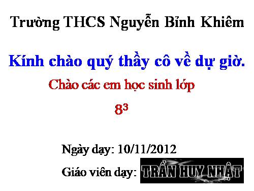 Chương I. §12. Hình vuông