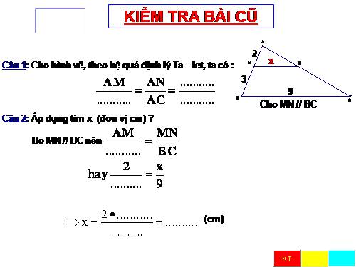 Chương III. §4. Khái niệm hai tam giác đồng dạng