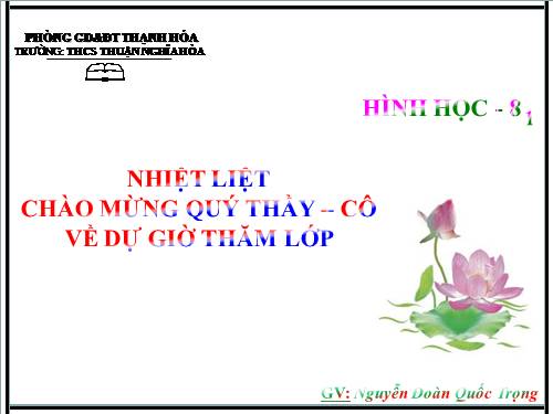 Chương III. §5. Trường hợp đồng dạng thứ nhất