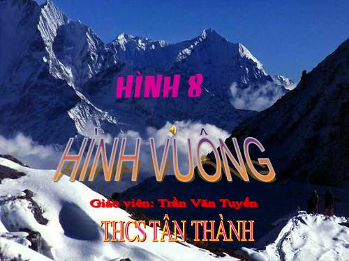 Chương I. §12. Hình vuông