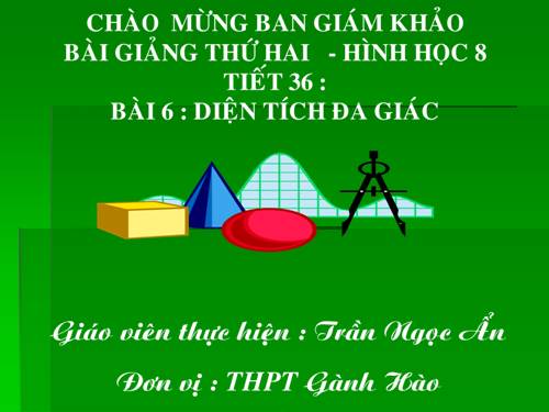 Chương II. §6. Diện tích đa giác