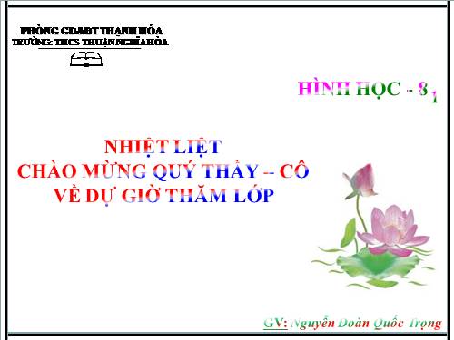 Chương III. §5. Trường hợp đồng dạng thứ nhất