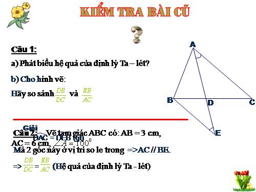 Chương III. §3. Tính chất đường phân giác của tam giác