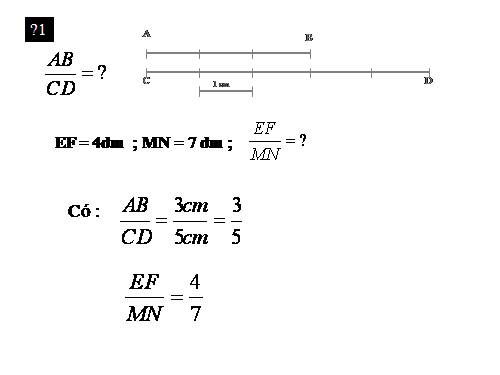 Chương III. §1. Định lí Ta-lét trong tam giác