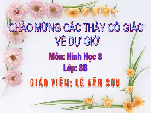 Chương III. §1. Định lí Ta-lét trong tam giác