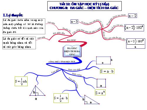 Ôn tập Chương II. Đa giác. Diện tích đa giác