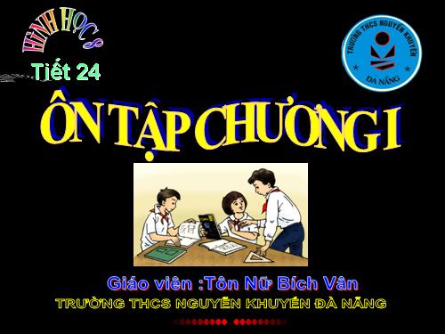 Ôn tập Chương I. Tứ giác