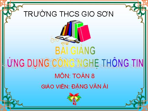 Chương III. §8. Các trường hợp đồng dạng của tam giác vuông