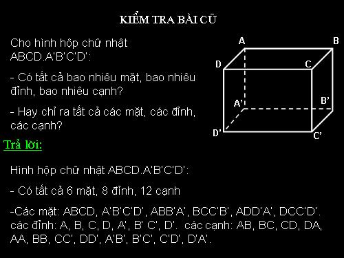 Chương IV. §4. Hình lăng trụ đứng