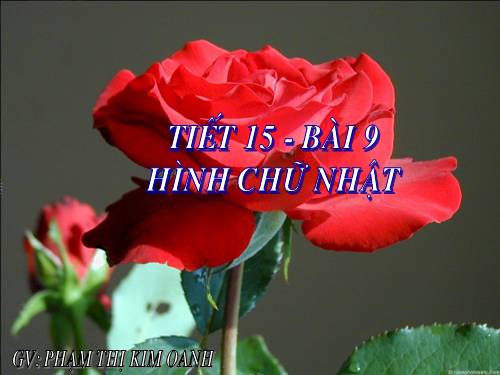 Chương I. §9. Hình chữ nhật