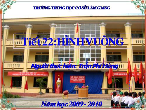 Chương I. §12. Hình vuông