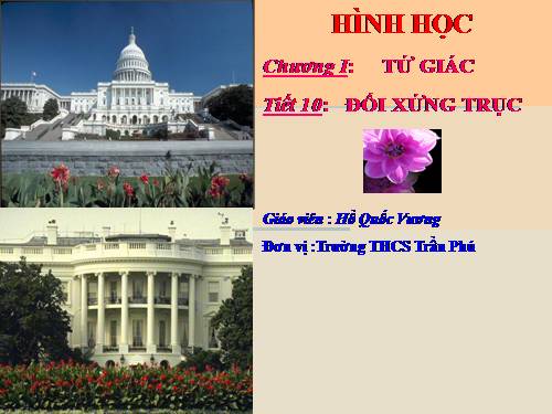 Chương I. §6. Đối xứng trục