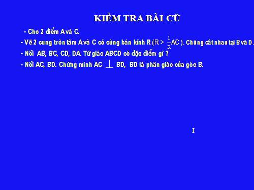 Chương I. §11. Hình thoi