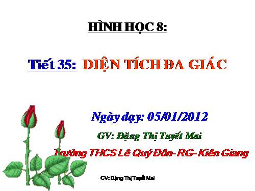 Chương II. §6. Diện tích đa giác