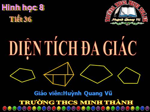 Chương II. §6. Diện tích đa giác