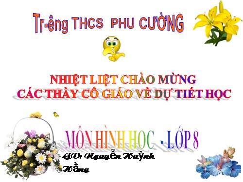 Chương IV. §8. Diện tích xung quanh của hình chóp đều