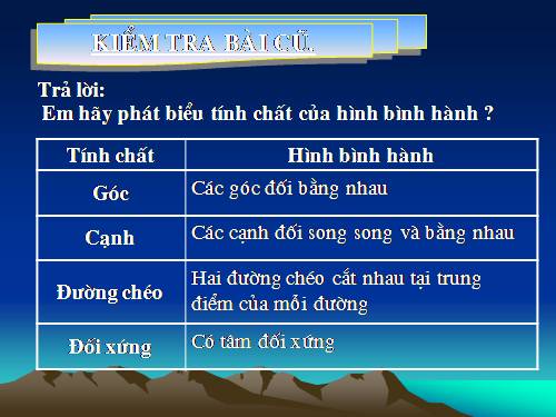 Chương I. §11. Hình thoi