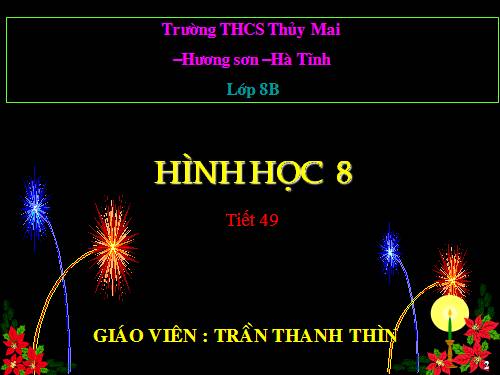 Chương III. §8. Các trường hợp đồng dạng của tam giác vuông