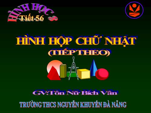 Chương IV. §2. Hình hộp chữ nhật (tiếp)