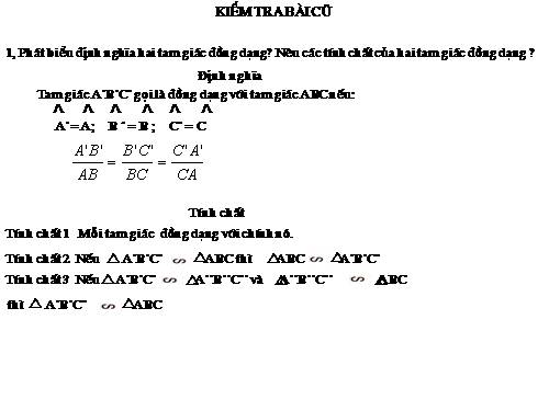 Chương III. §5. Trường hợp đồng dạng thứ nhất