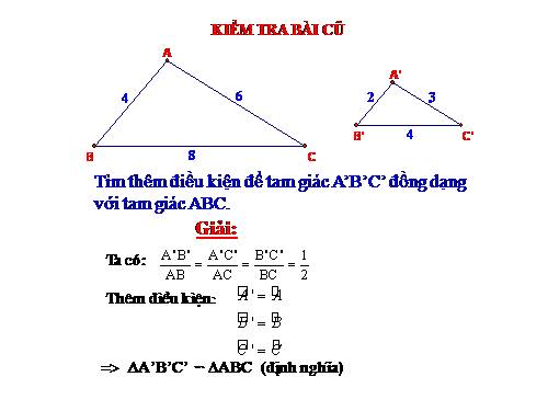 Chương III. §5. Trường hợp đồng dạng thứ nhất