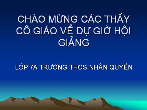 Các bài Luyện tập