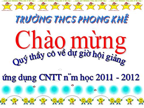 Chương III. §1. Định lí Ta-lét trong tam giác