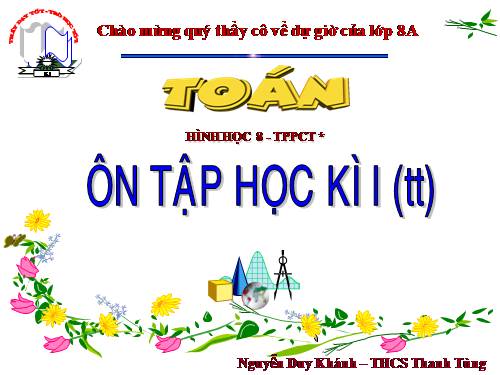 Ôn tập Chương I. Tứ giác