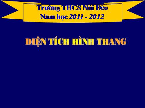 Chương II. §4. Diện tích hình thang