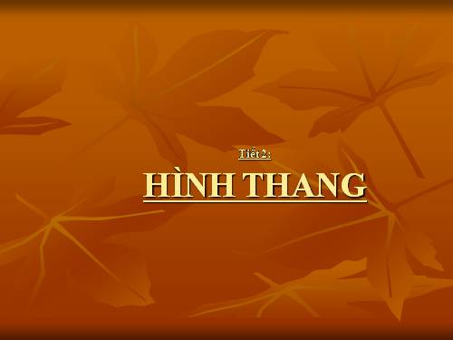 Chương I. §2. Hình thang