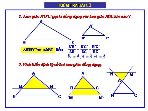 Chương III. §5. Trường hợp đồng dạng thứ nhất