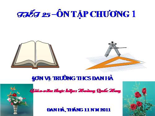 Ôn tập Chương I. Tứ giác