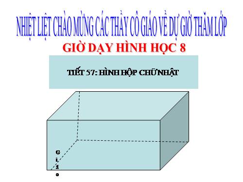 Chương IV. §1. Hình hộp chữ nhật