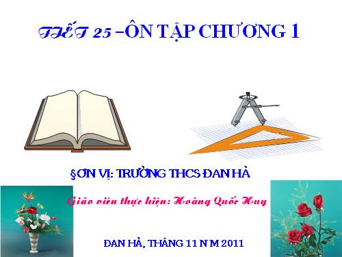 Ôn tập Chương I. Tứ giác