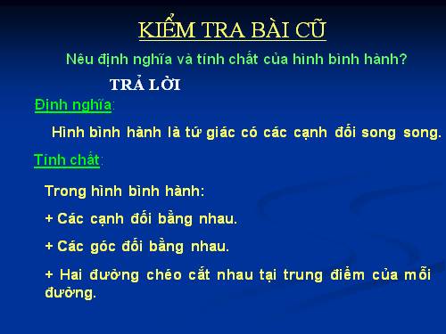 Chương I. §11. Hình thoi