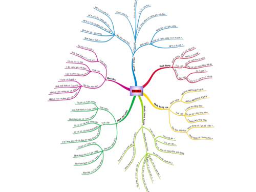 BẢN ĐỒ TƯ DUY TỔNG KẾT CHƯƠNG TỨ GIÁC