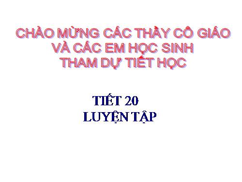 Ôn tập Chương II. Đa giác. Diện tích đa giác