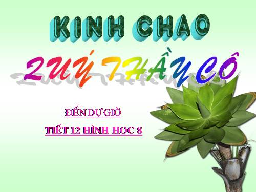 Chương I. §7. Hình bình hành