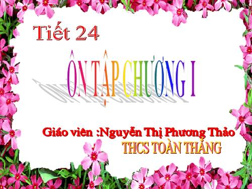 Ôn tập Chương I. Tứ giác