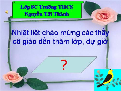 Chương I. §7. Hình bình hành