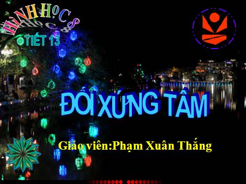 Chương I. §8. Đối xứng tâm