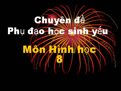 Chuyên đề: Phụ đạo HSY