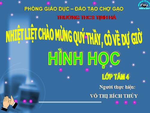 Chương I. §4. Đường trung bình của tam giác, của hình thang