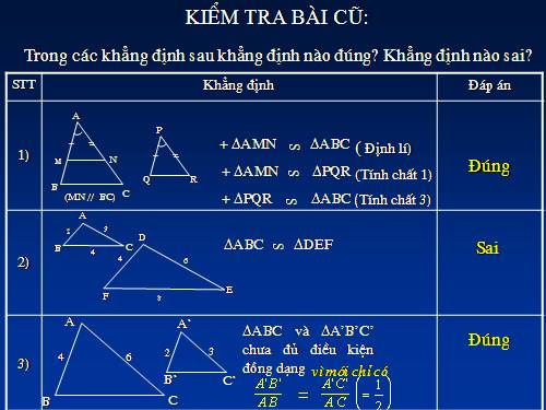 Chương III. §6. Trường hợp đồng dạng thứ hai