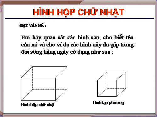 Chương IV. §1. Hình hộp chữ nhật